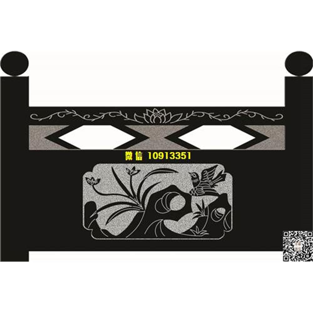 精雕图181兰花栏板精雕图线雕图线条图单线铣底图_电脑雕刻plt文泰矢量图精雕图浮雕图